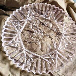 Federal Intaglio Glass Plate vintage